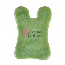 Piatra de jad natural pentru masaj facial sau corporal Gua Sha Cod JD013